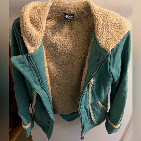 Blue zip up sweater - Picture 1 of 2